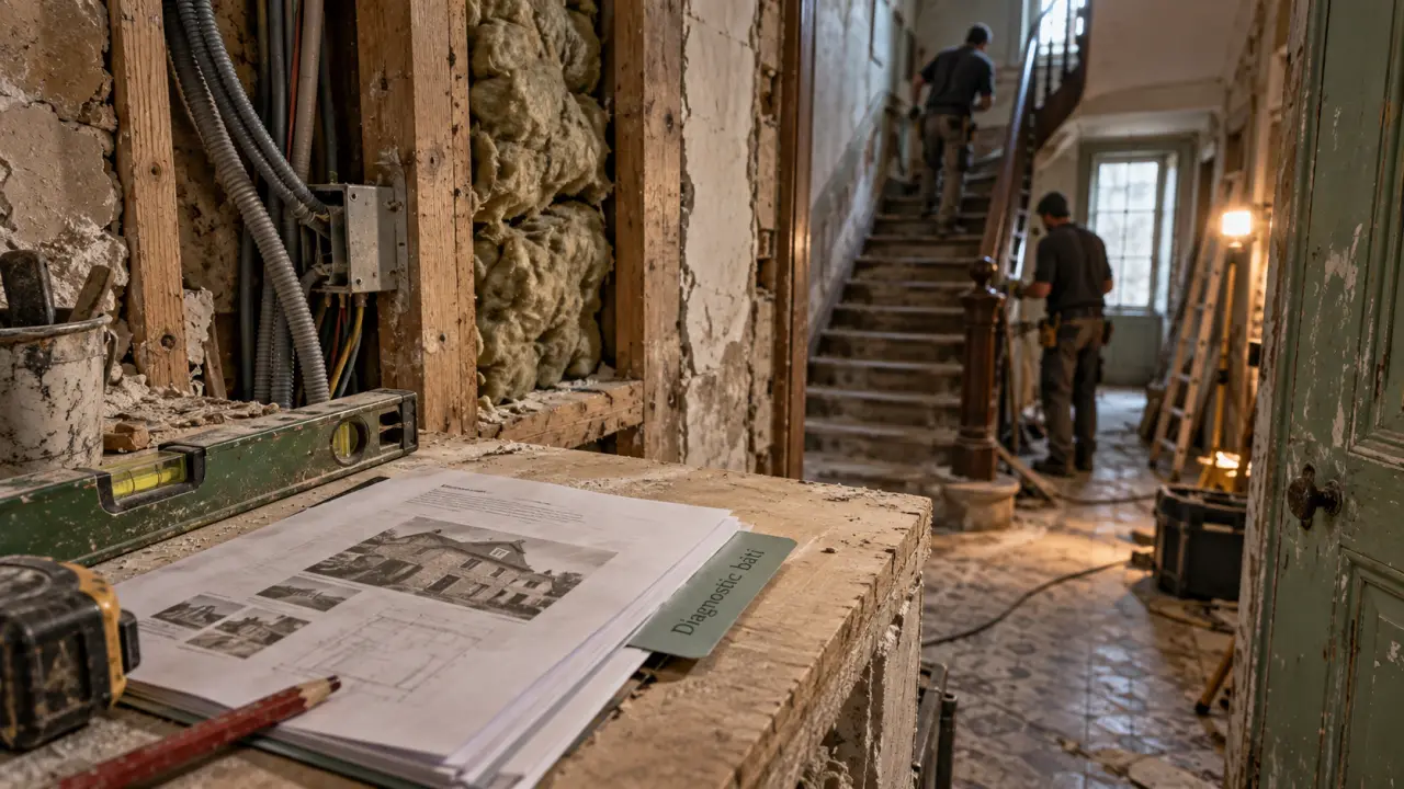 Rénovation complete maison : isolation et diagnostics avant travaux