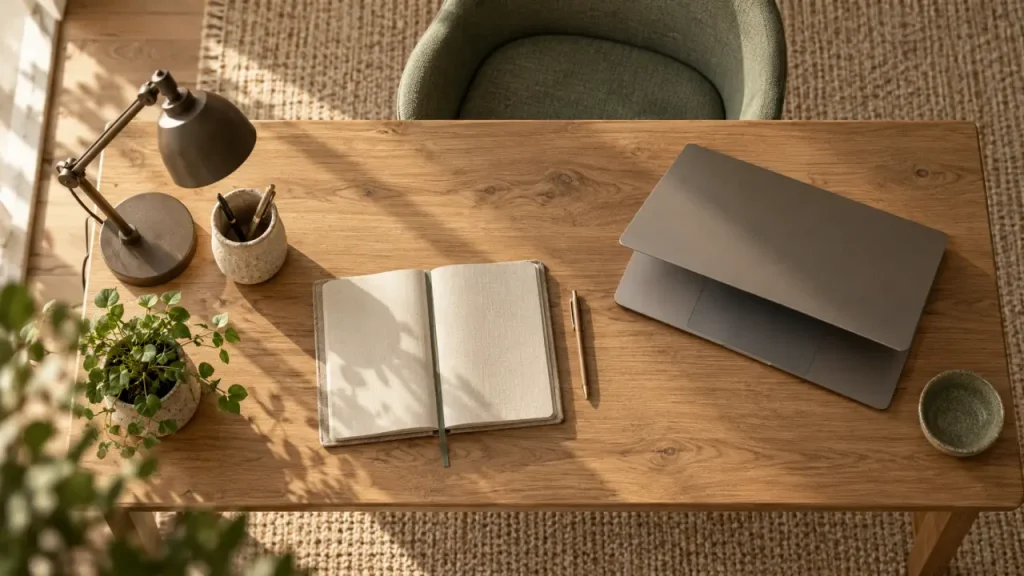 Déco pour bureau maison : un espace chaleureux sans encombrer le plateau