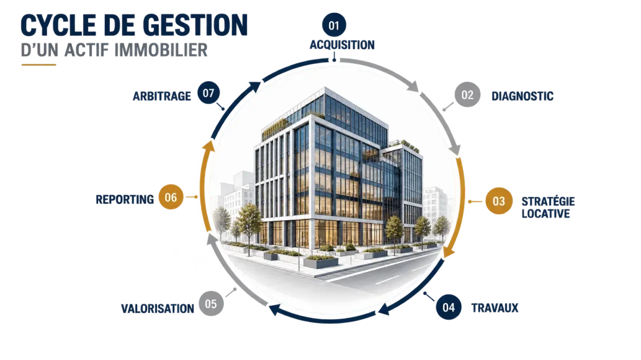 Formation asset management immobilier : cycle de gestion et d’arbitrage d’un actif