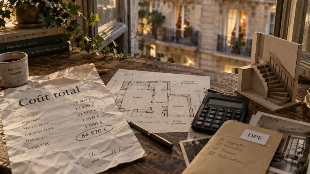 Investir dans l’ancien : la rentabilité dépend du coût total, pas du prix affiché