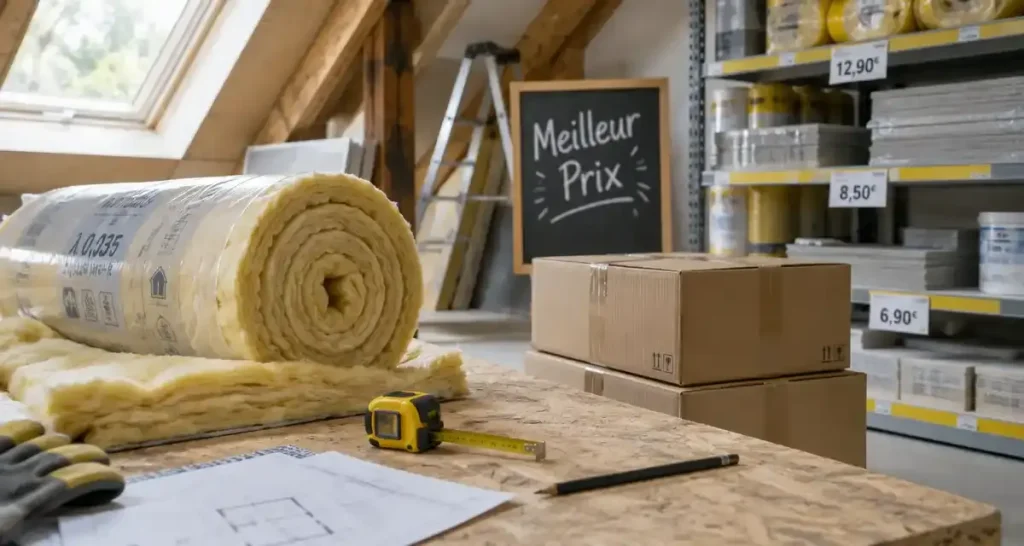Laine de verre pour les combles : Brico Cash ou Brico Dépôt, où acheter au meilleur prix ?