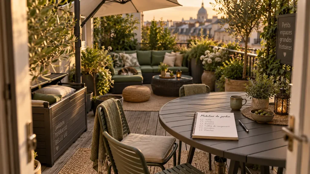 Mobilier de jardin : le style séduit, le matériau décide