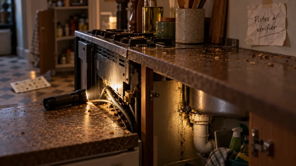 Pourquoi j’ai des cafards chez moi, même propre ? Eau, cachettes et voies d’entrée
