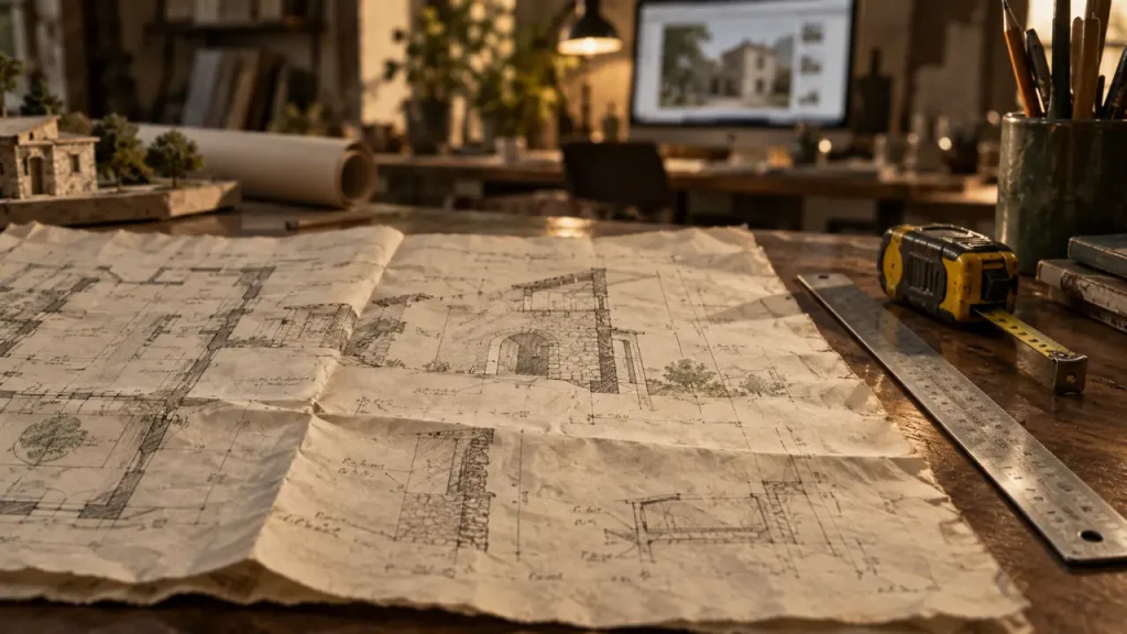 Tarif d’un plan d’architecte en rénovation : le devis incomplet qui peut faire exploser le budget